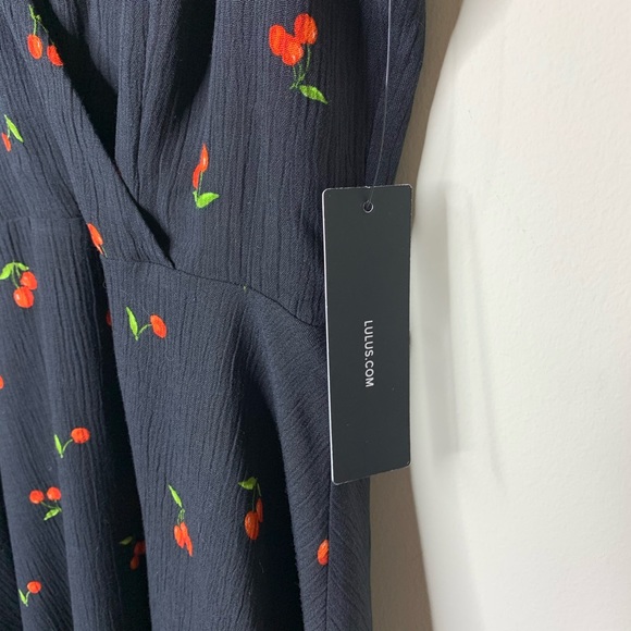 Lulu’s Best Day Ever Cherry Print Skater Dress - Picture 7 of 8